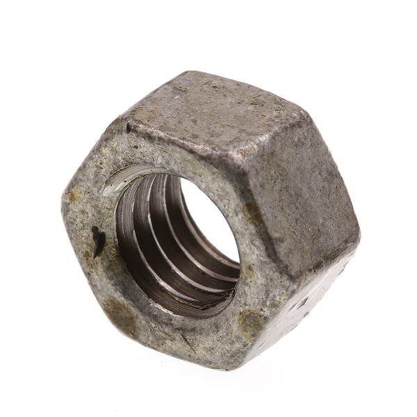 Prime-Line Hex Nut, 3/8"-16, Steel, Grade A, Hot Dipped Galvanized, 100 PK 9073508 - main